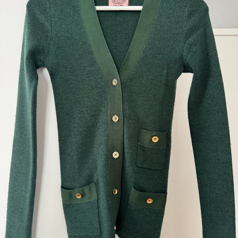 Juicy Couture Forest Green Cardigan